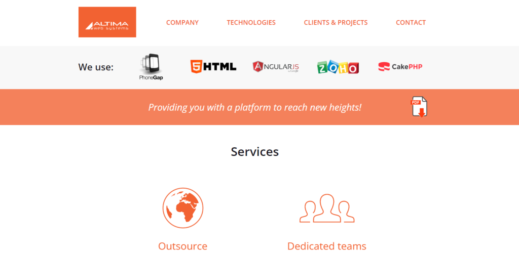 PHP companies Altima Web Systems