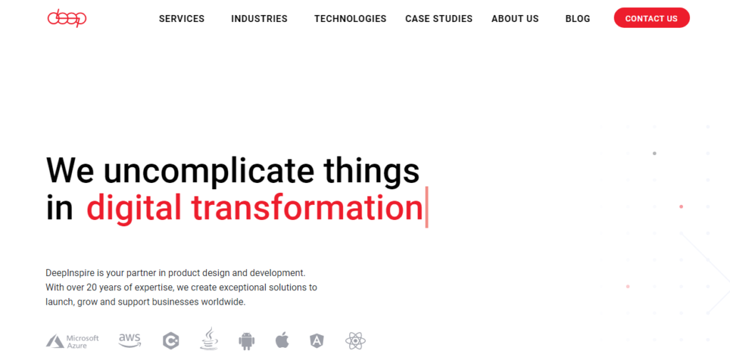 DeepInspire DeepInspire AWS service provider