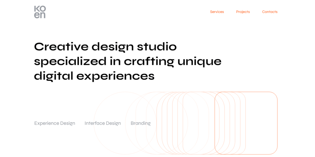 Koen Studio UI UX design services