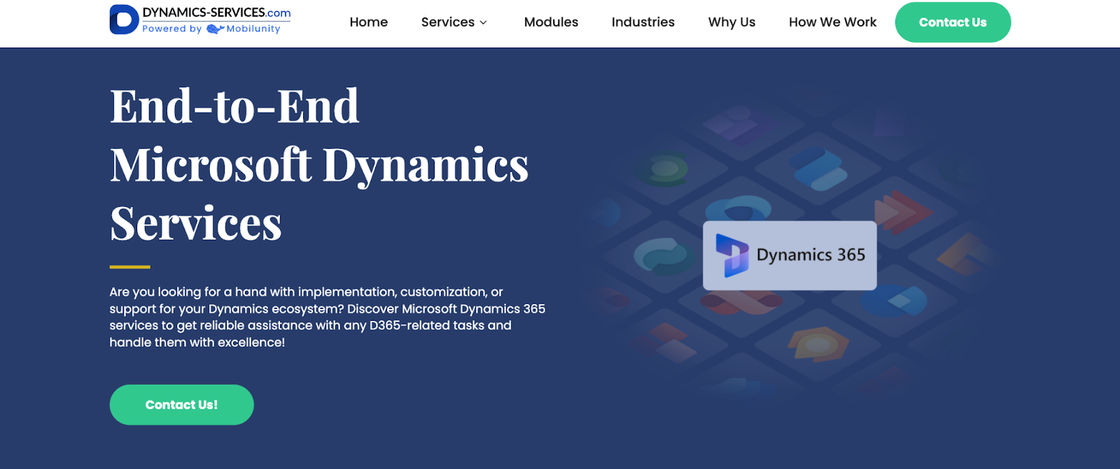 Dynamics-Services official website