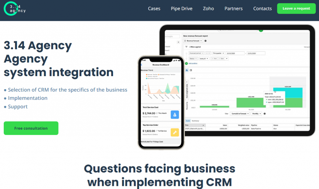 3.14 Agency CRM consulting services 3.14 Agency