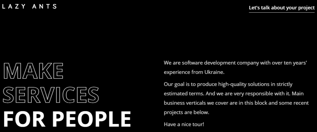 White Label development Lazy Ants