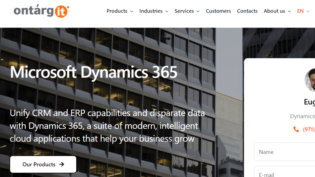 OntargIT CRM consulting services OntargIT