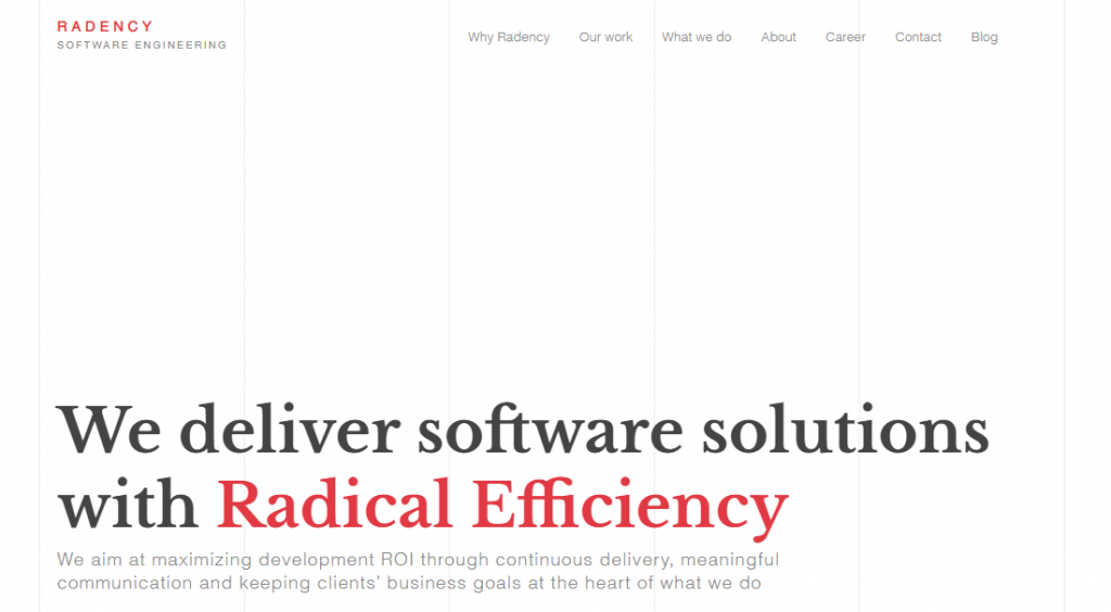 Software Development Radency