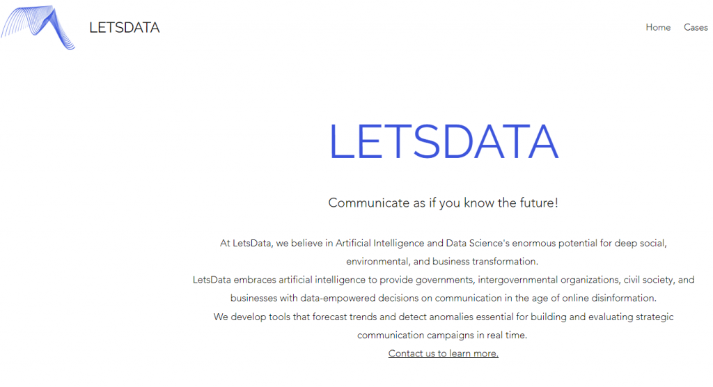 Let’s Data Machine learning consulting Let’s Data