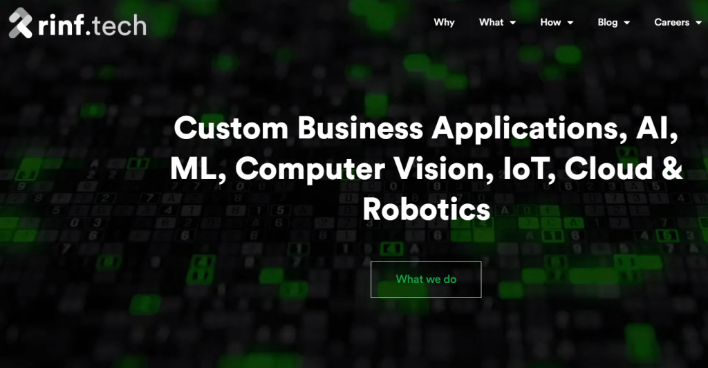 Rinf.tech Machine learning consulting Rinf.tech