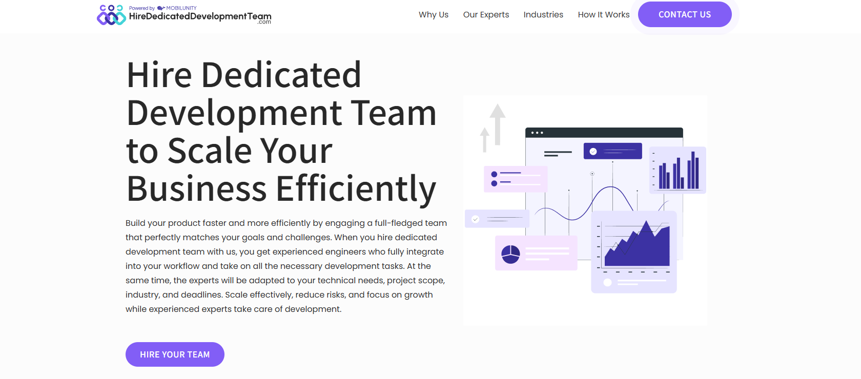 HireDedicatedDevelopmentTeam website