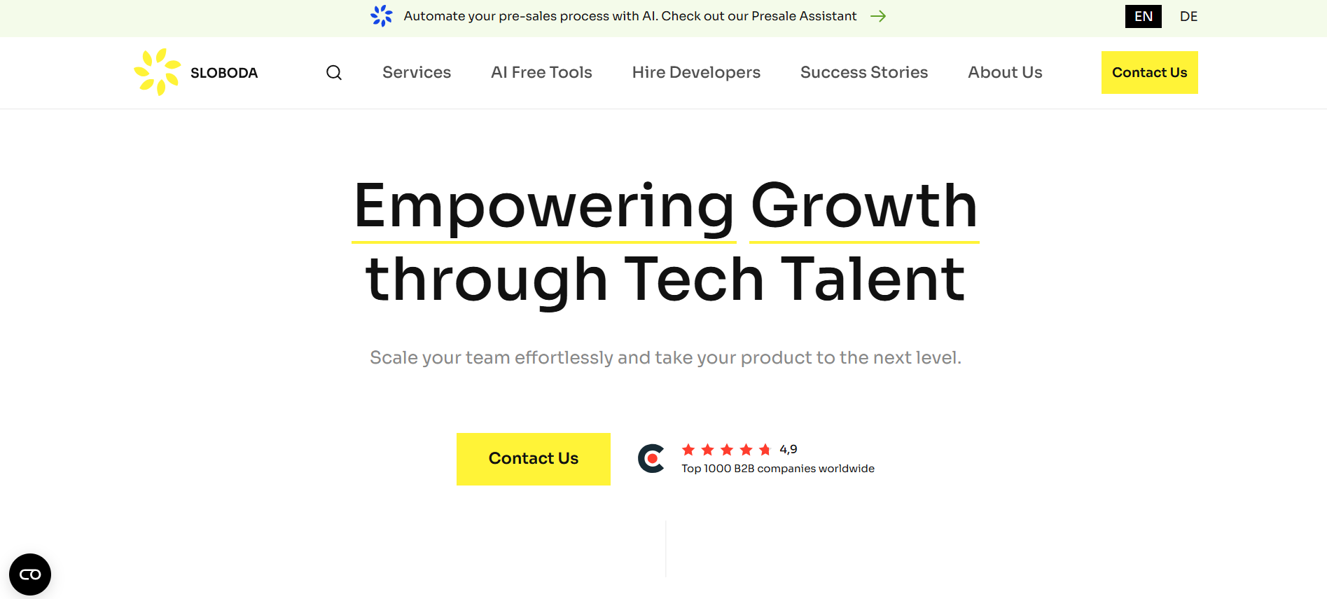 Top Elixir Consulting Agency Sloboda Studio