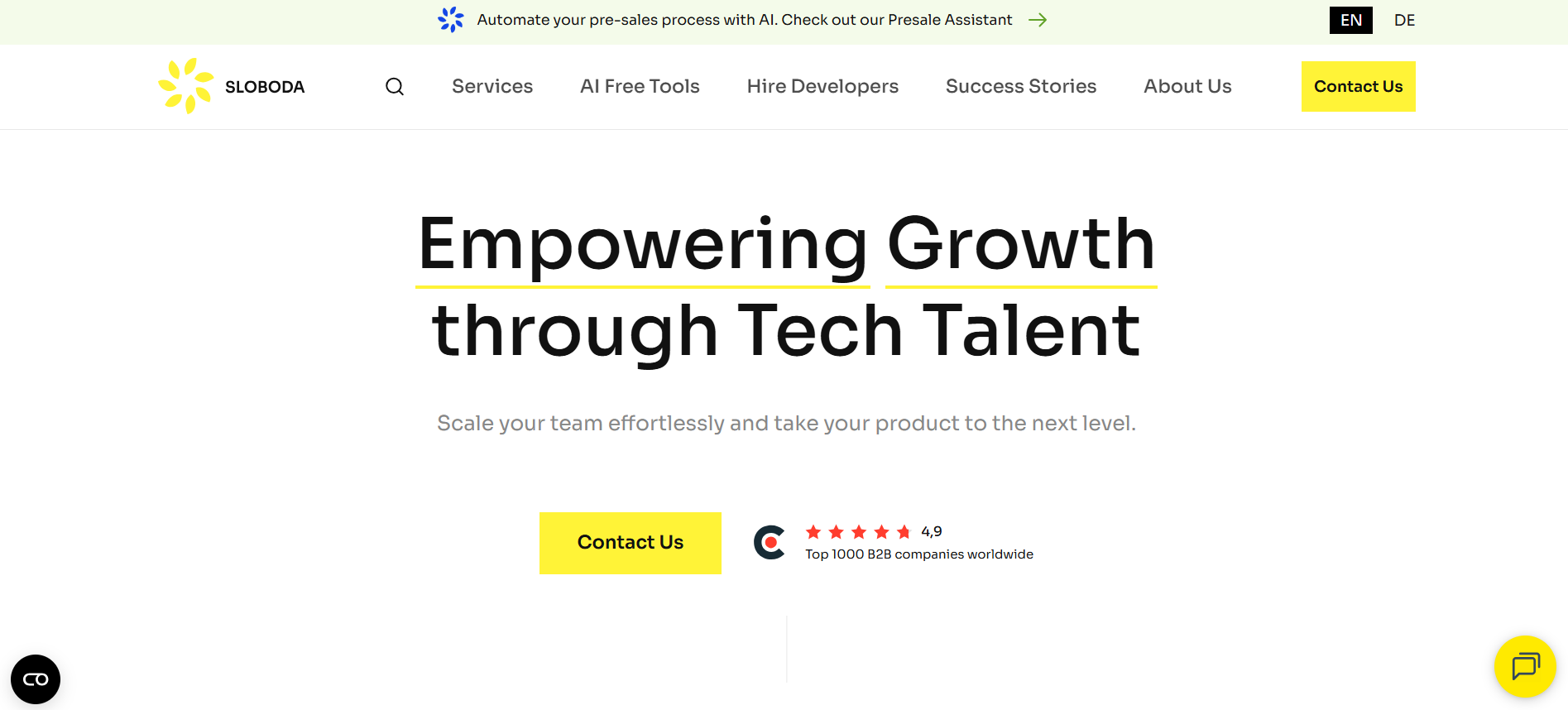 Sloboda Studio Node Consulting Firm