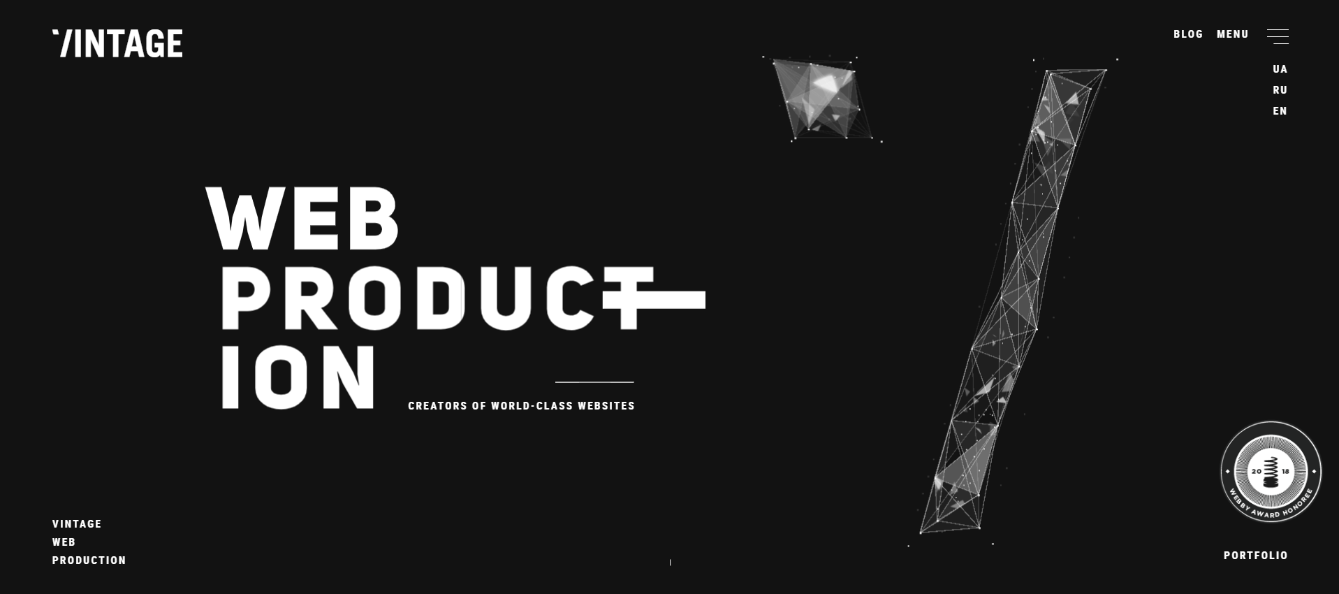 Vintage Web Production Best Three.js Consulting Agency