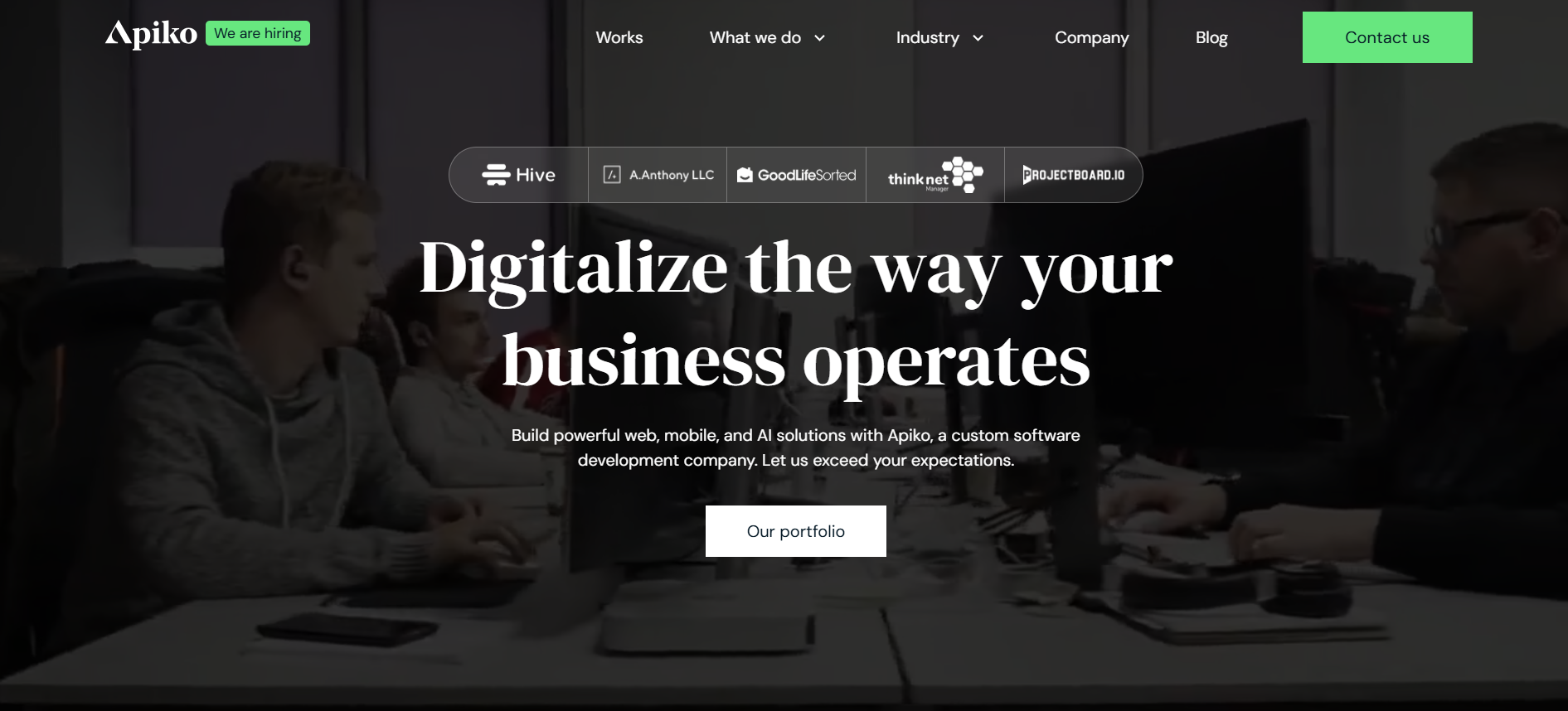 Apiko Apiko Leading Backend Development Consulting Agency