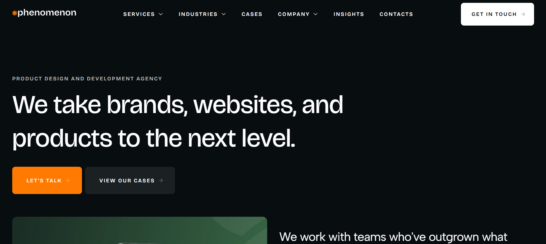 Leading Frontend Development Firm Phenomenon Studio