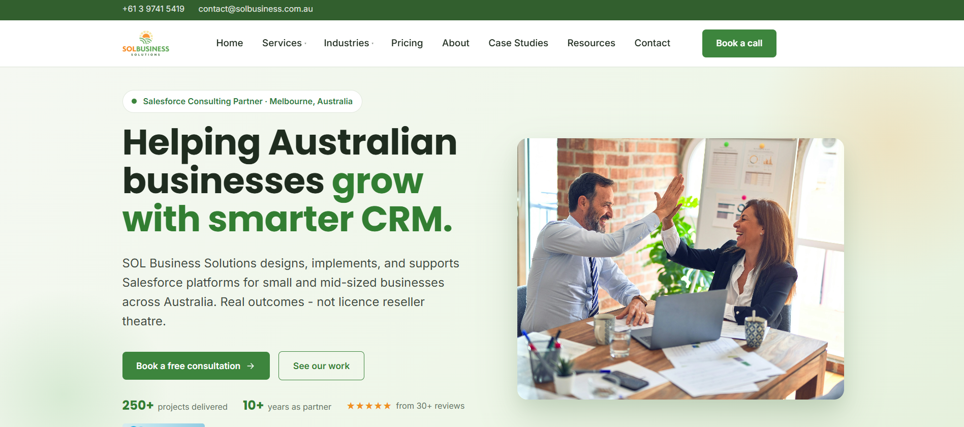 SOL Business Solutions PTY LTD Salesforce Consulting Agency SOL Business Solutions PTY LTD