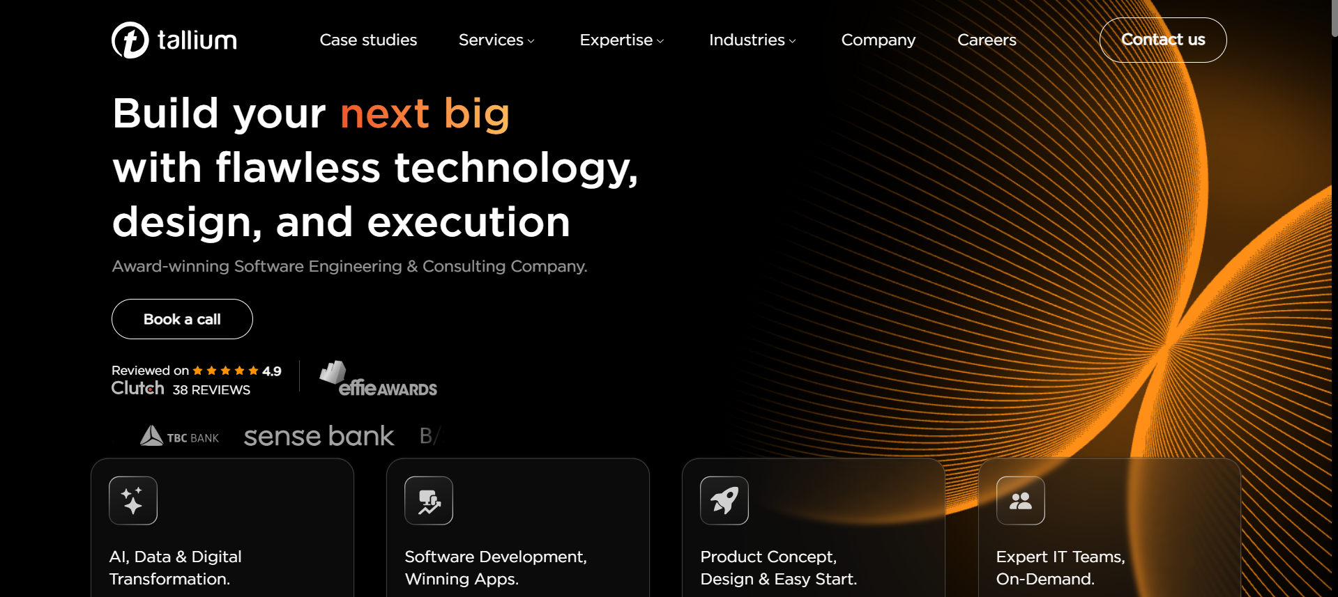 Leading Frontend Development Firm Tallium Inc.